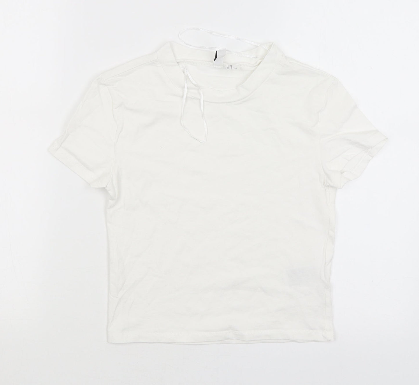 Divided Womens White   Basic T-Shirt Size M