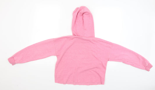 New Look Girls Pink   Pullover Hoodie Size 12-13 Years