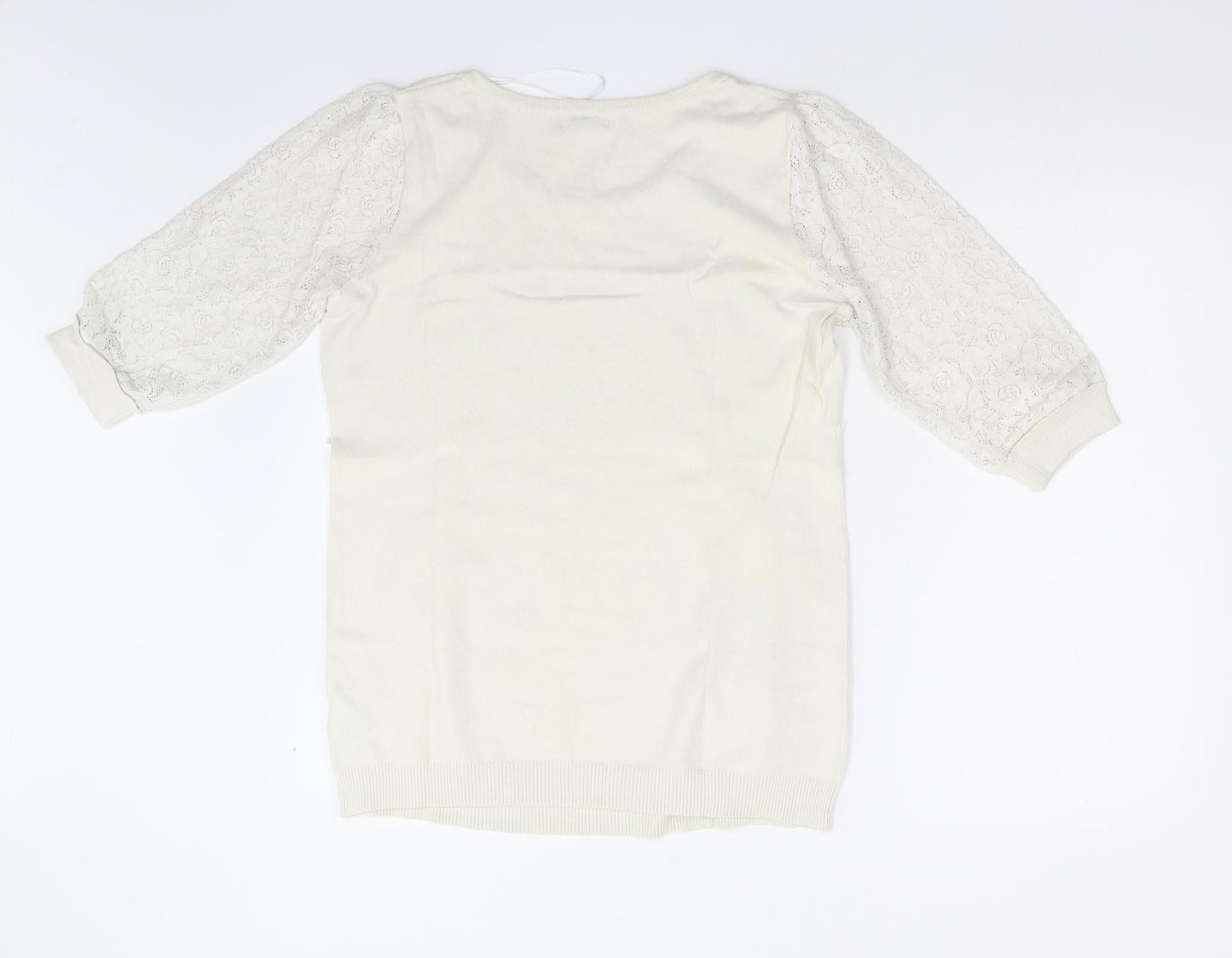H&M Mama Womens Ivory   Pullover Jumper Size M