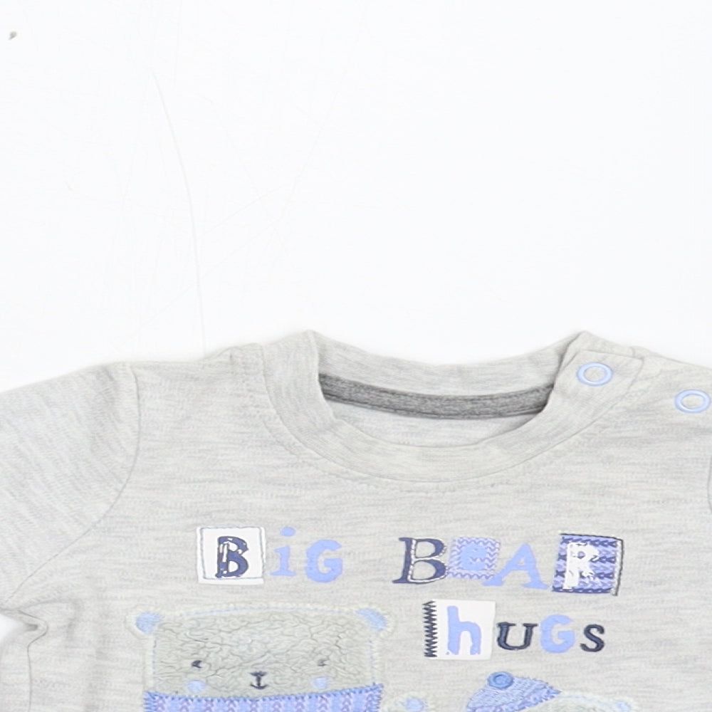 George Baby Grey   Basic T-Shirt Size 0-3 Months