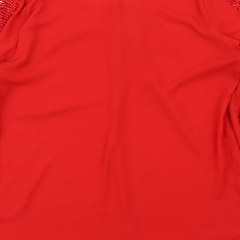 Wallis Womens Red   Basic Blouse Size S