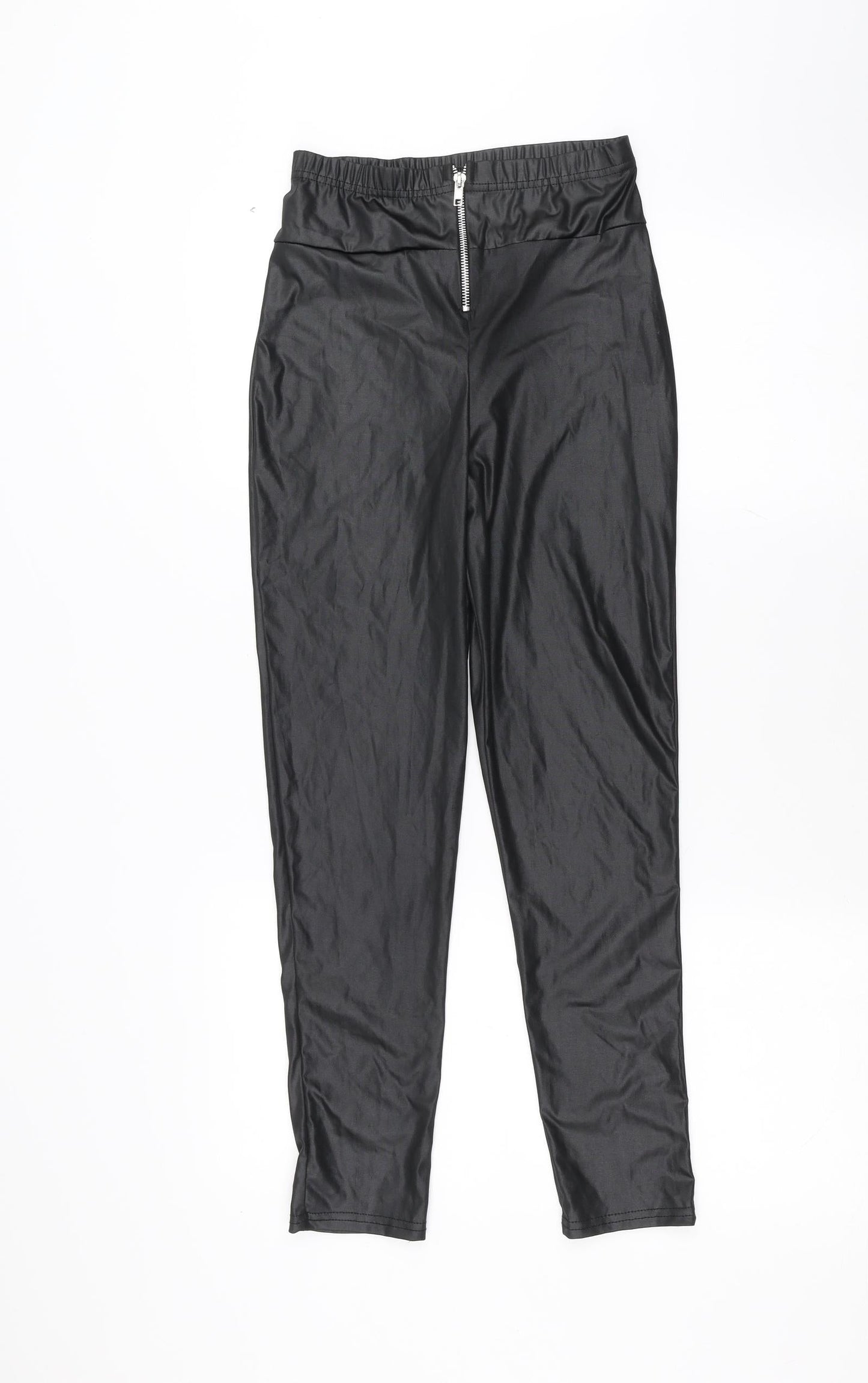 Boohoo Womens Black   Trousers  Size 6 L25 in