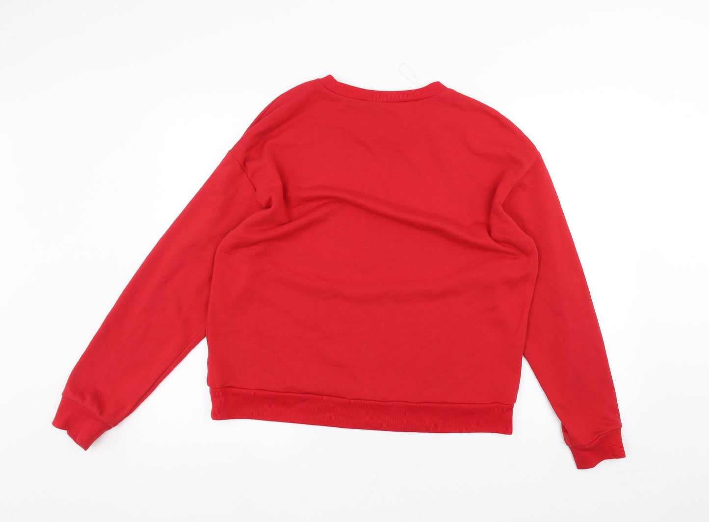 H&M Womens Red   Pullover Jumper Size L