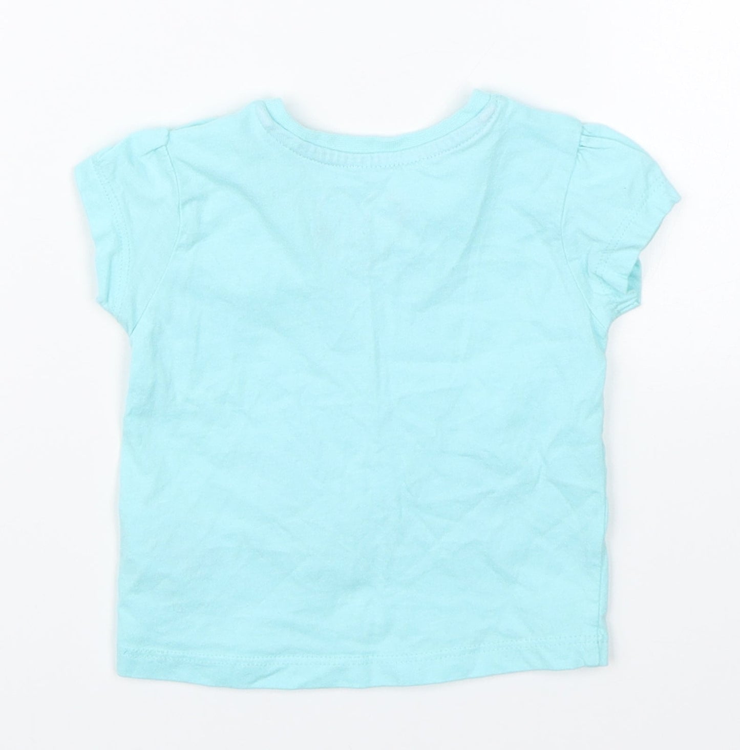 Primark Girls Blue   Basic T-Shirt Size 3-6 Months
