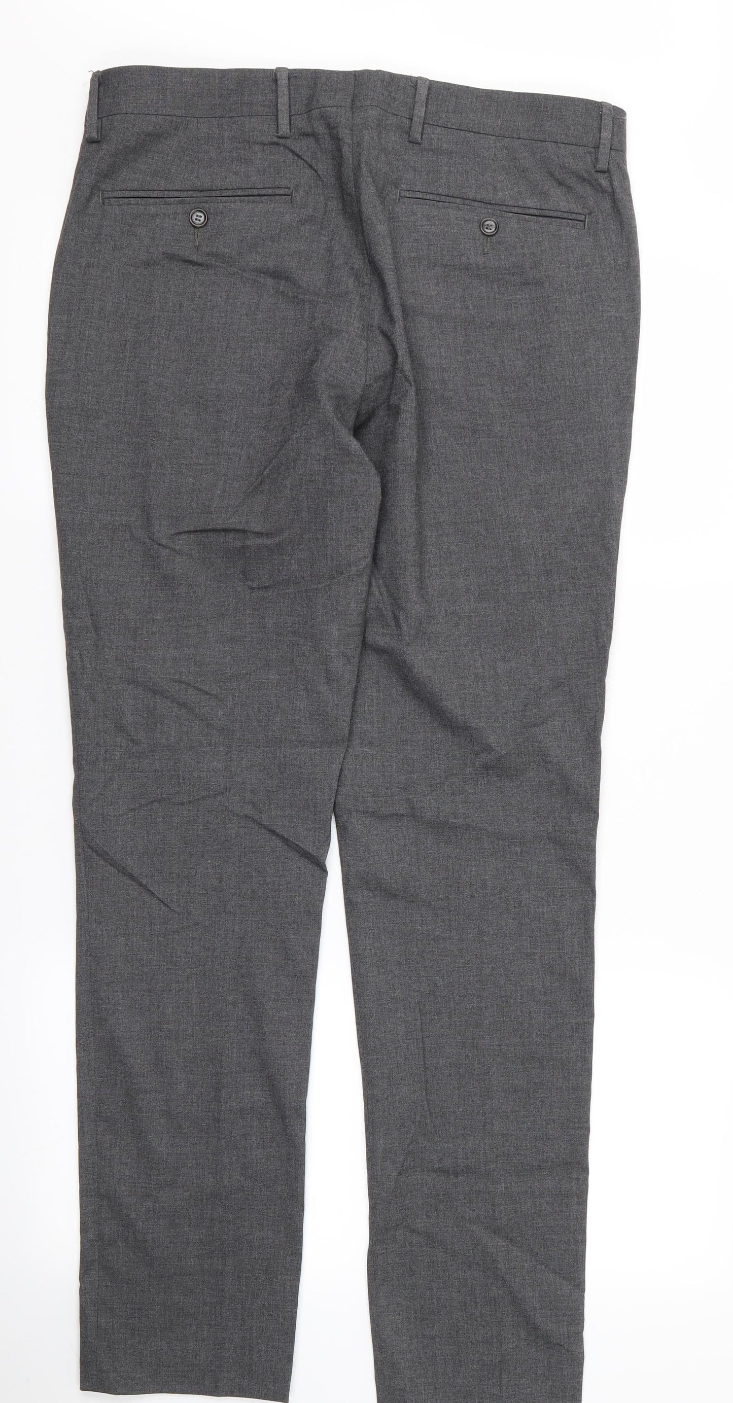 ASOS Womens Grey   Trousers  Size 32 L32 in