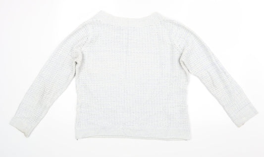 M & Co Womens Blue   Pullover Jumper Size 14