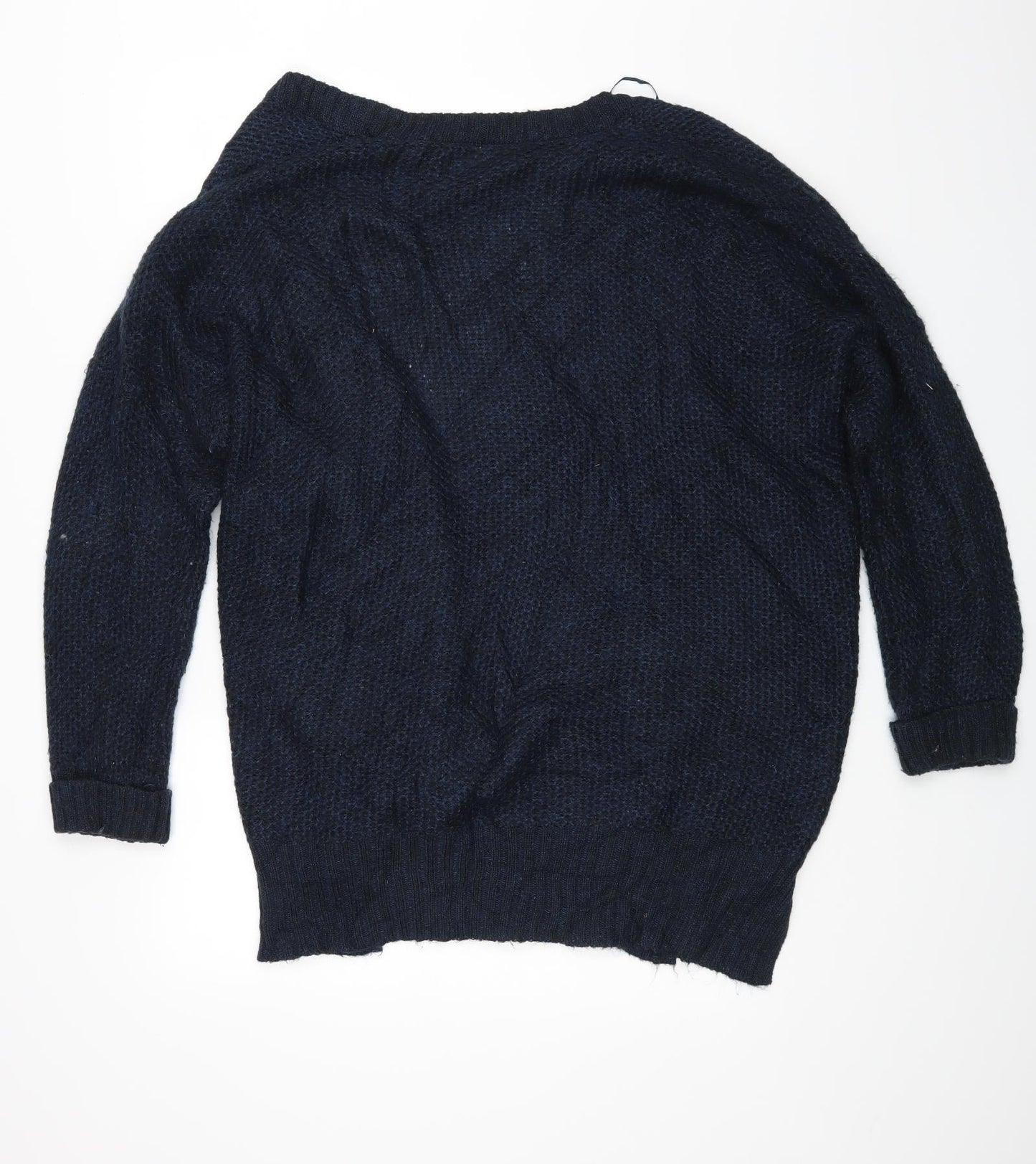 Topshop Womens Blue   Wrap Jumper Size 12