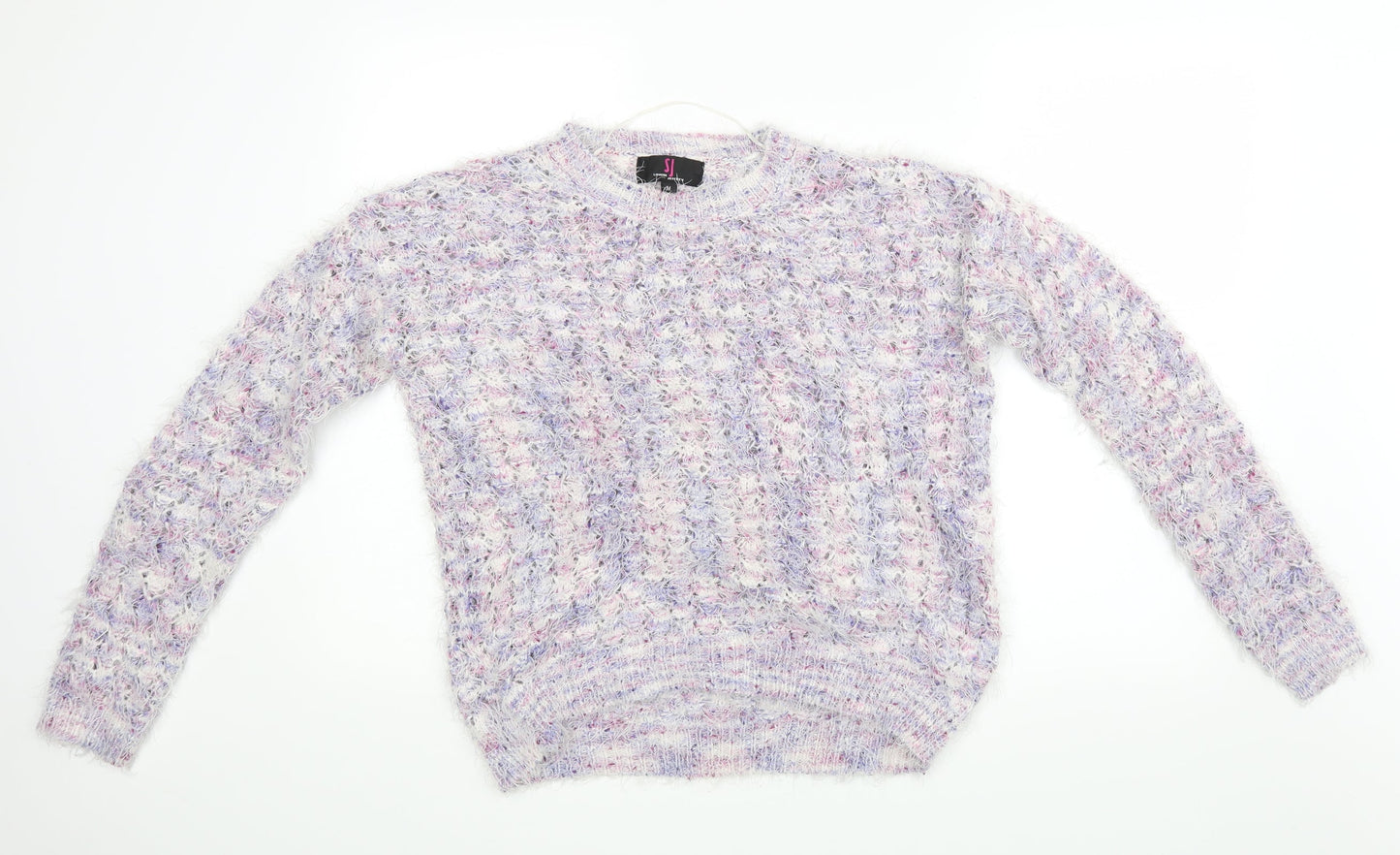 Simon Jeffery Womens Purple   Pullover Jumper Size M