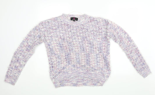 Simon Jeffery Womens Purple   Pullover Jumper Size M