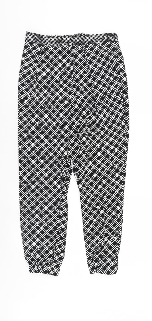 Top Shop Womens Black   Trousers  Size 8 L27 in