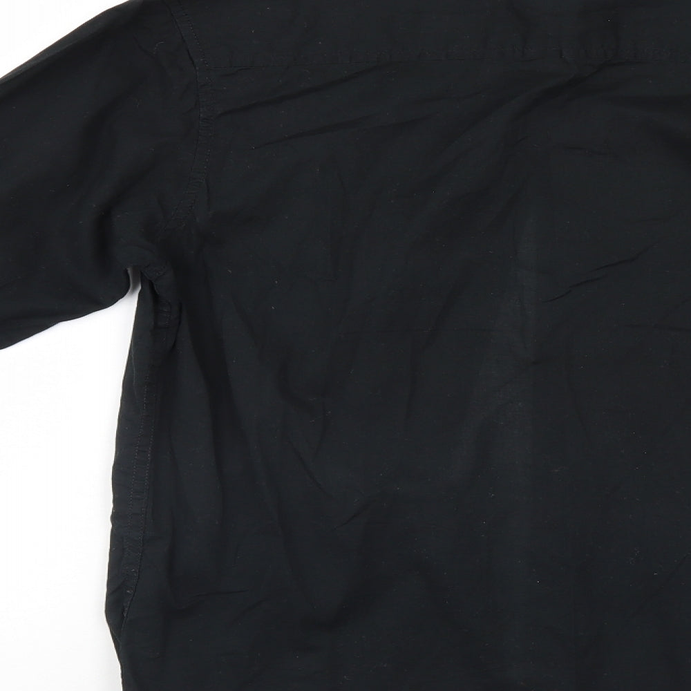 Cedar Wood State Mens Black    Button-Up Size S