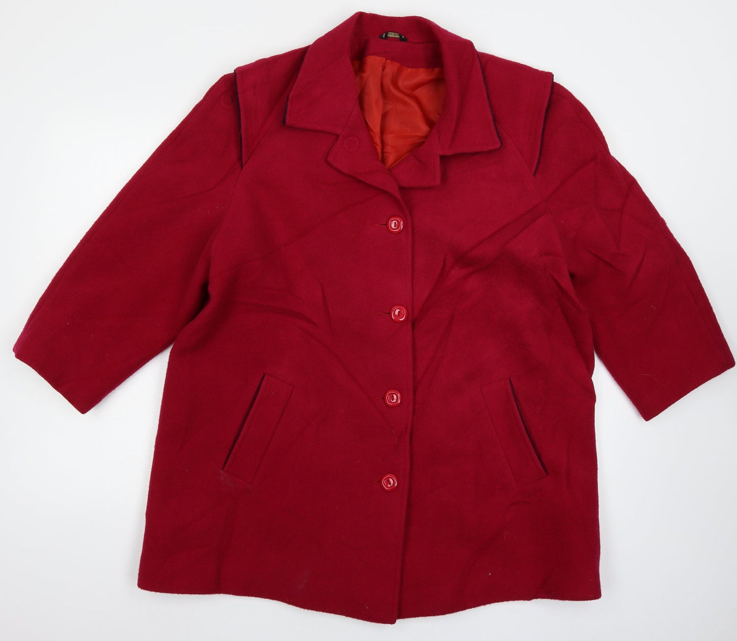 Preworn Womens Pink   Jacket Coat Size 18
