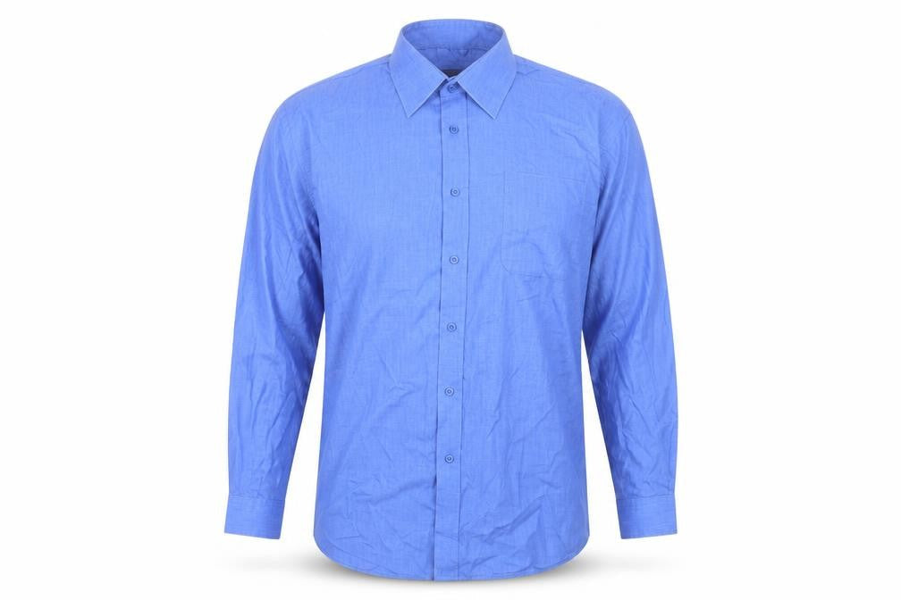 Greenwoods Mens Blue    Button-Up Size 17.5