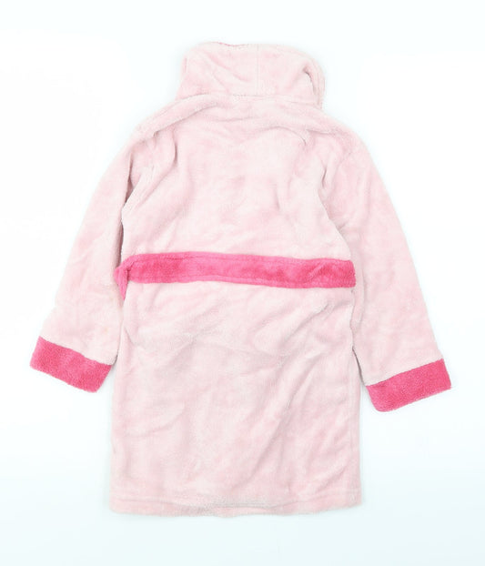 PUREKIDS Girls Pink  Fleece Top Robe Size 3-4 Years