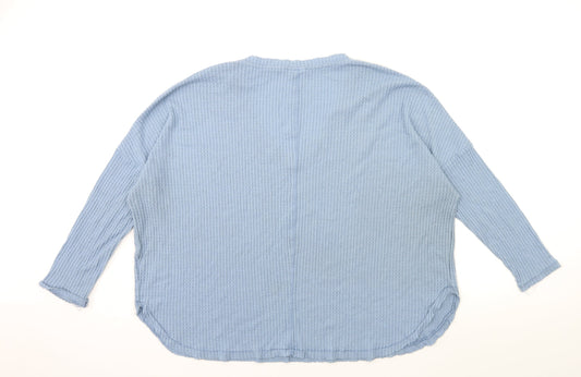 Out From Under Womens Blue   Pullover Jumper Size L
