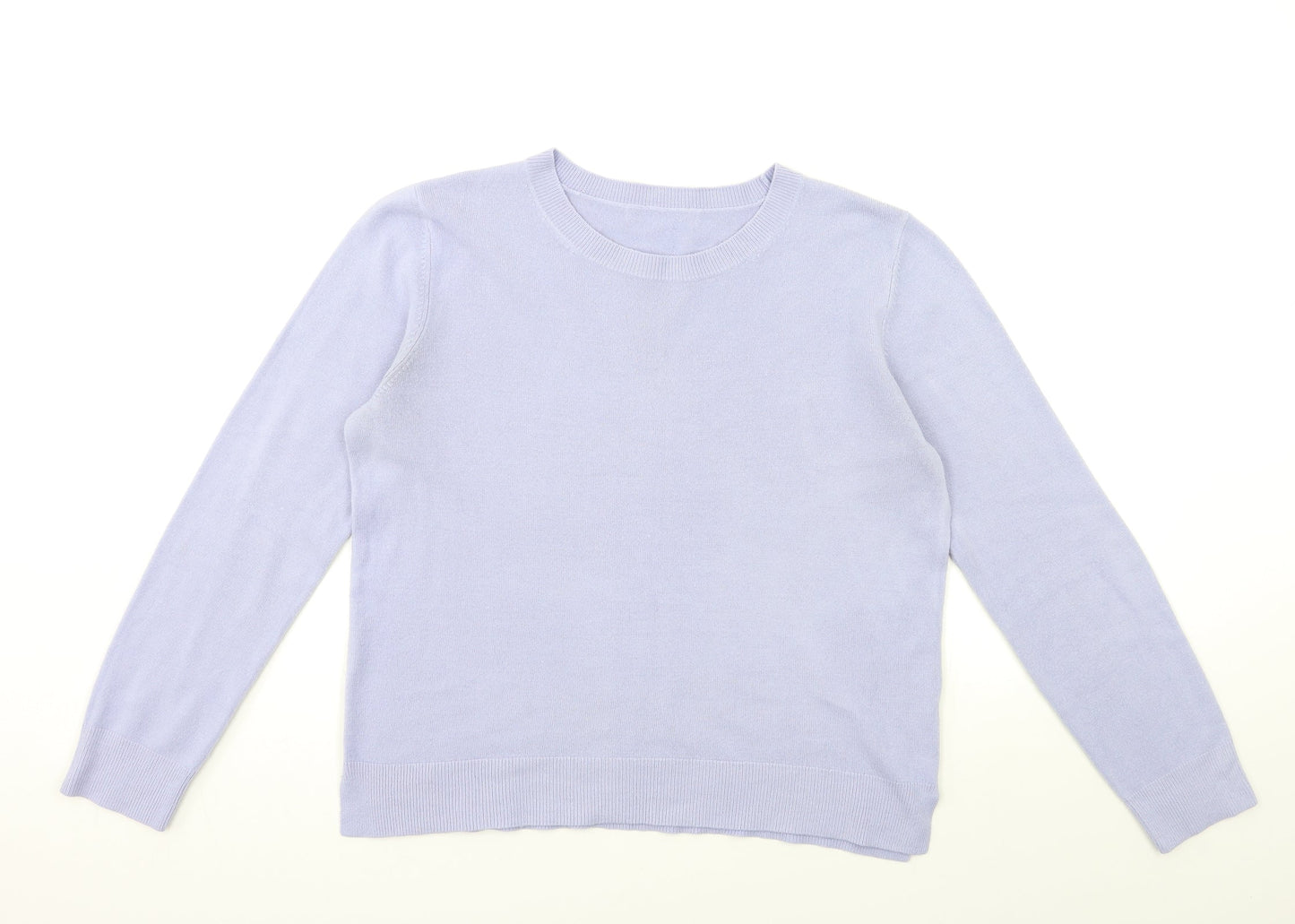 Marks and Spencer Womens Purple  Knit Pullover Jumper Size 16