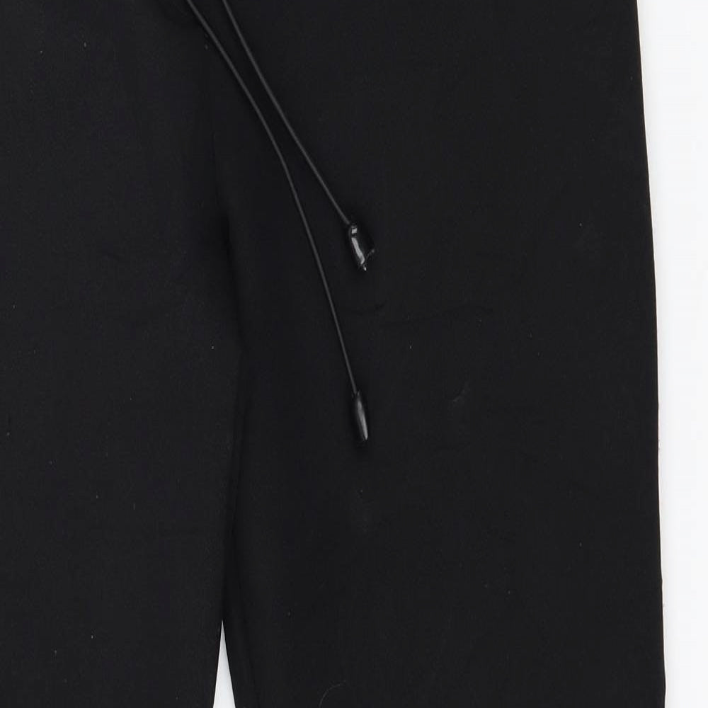 Preworn Womens Black   Trousers  Size 12 L28 in