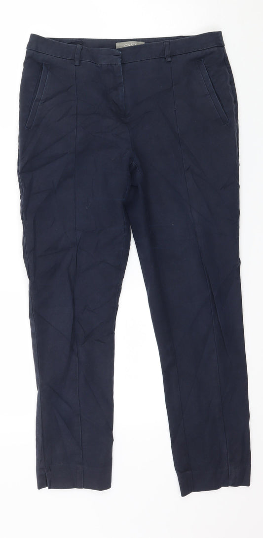 Oasis Womens Blue   Trousers  Size 10 L26 in