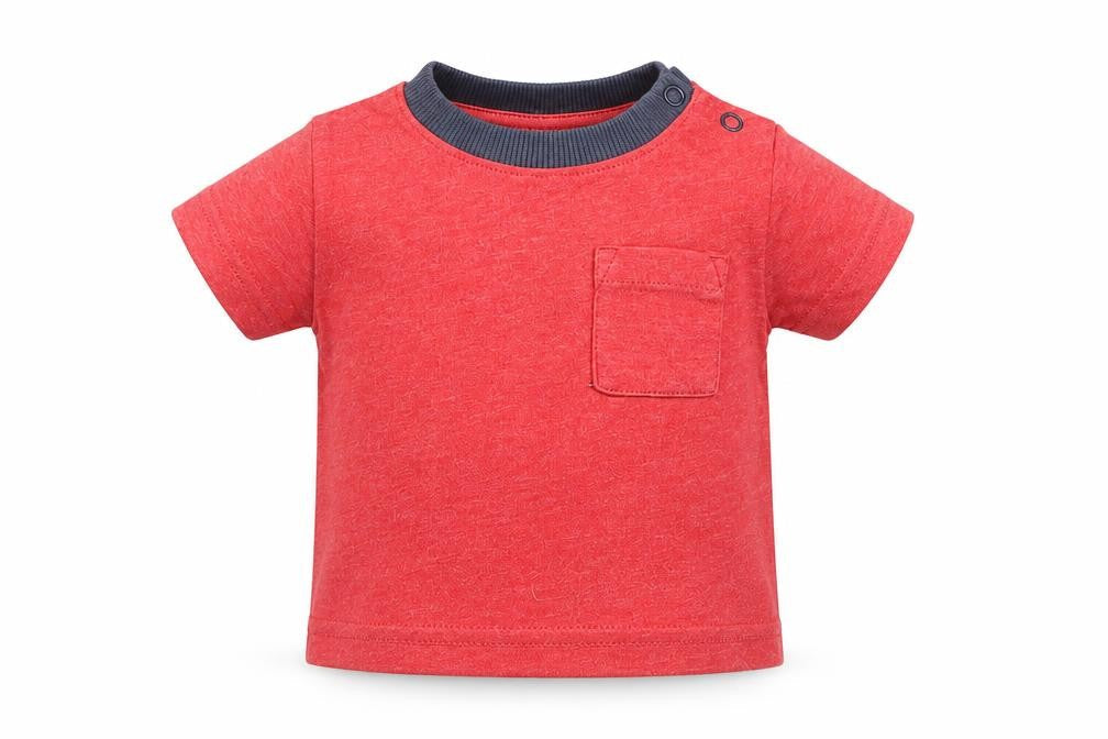 Nutmeg Boys Red  Jersey Basic T-Shirt Size 3-6 Months
