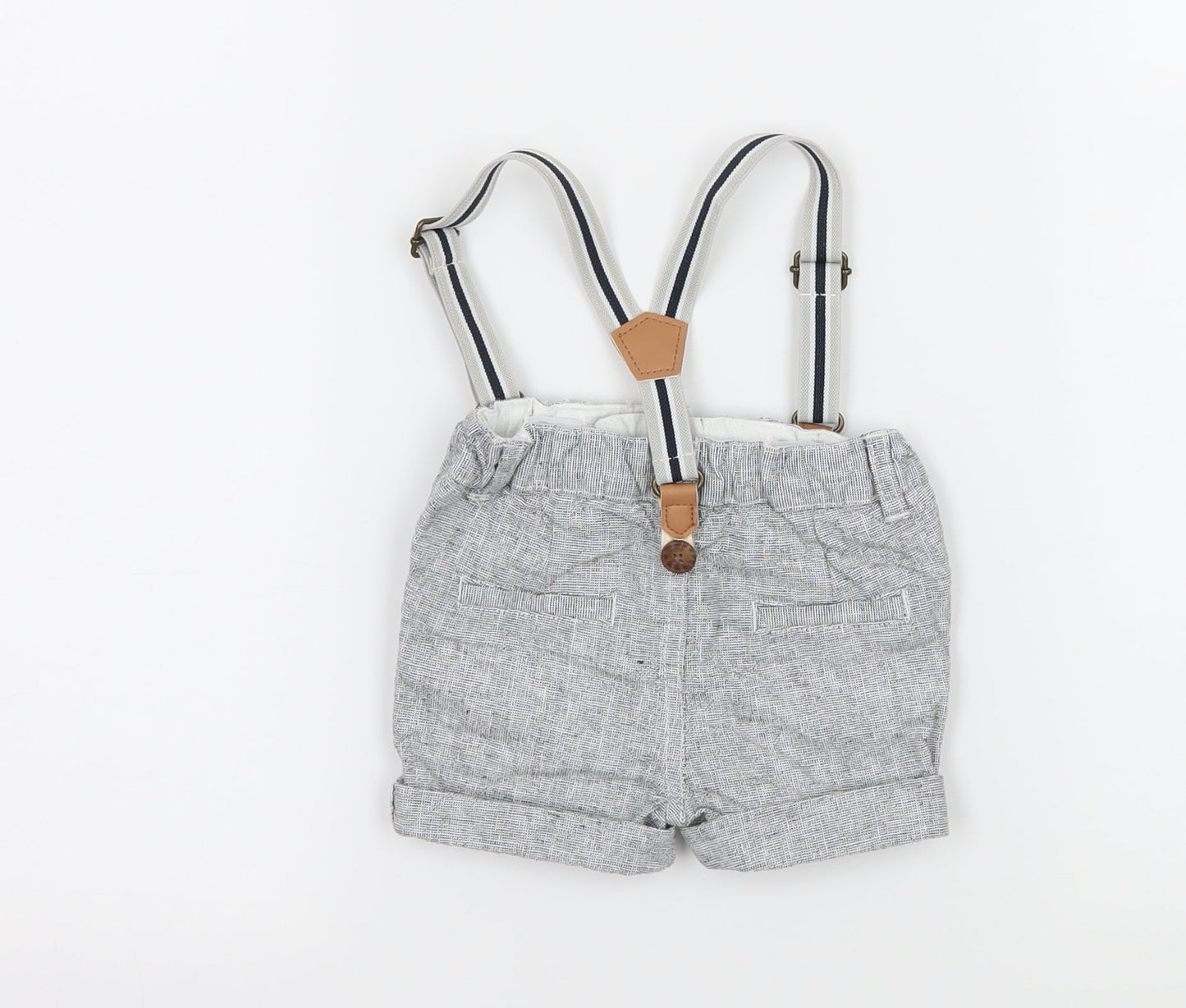 Primark Boys Grey   Dungaree One-Piece Size 3-6 Months