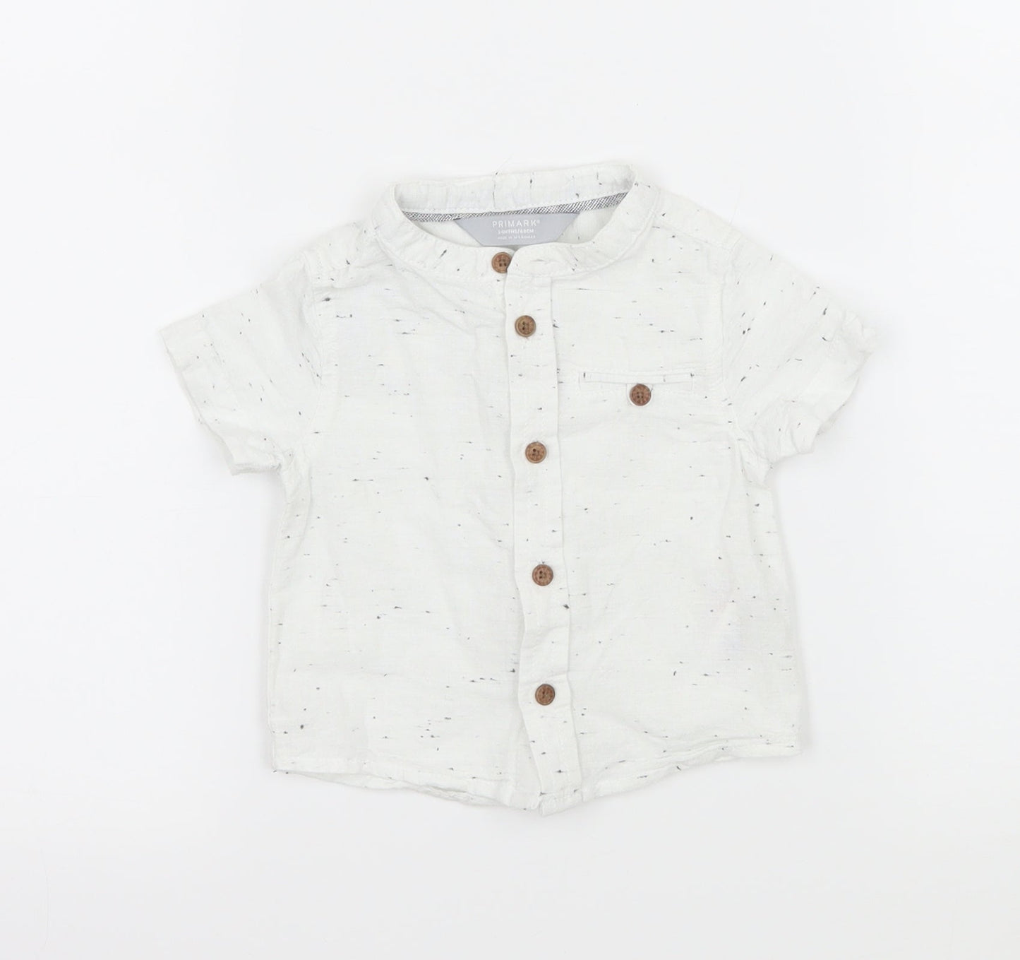 Primark Boys White   Basic Button-Up Size 3-6 Months
