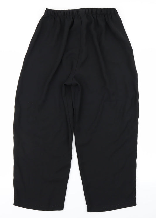 Preworn Womens Black   Trousers  Size 20 L23 in