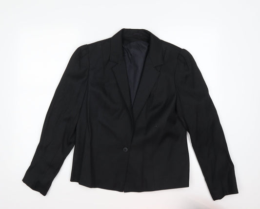 Preworn Womens Black   Jacket  Size 14