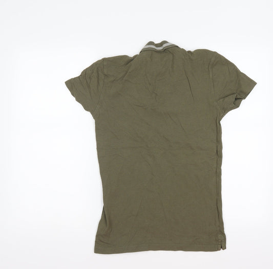 New Look Mens Green    Polo Size S