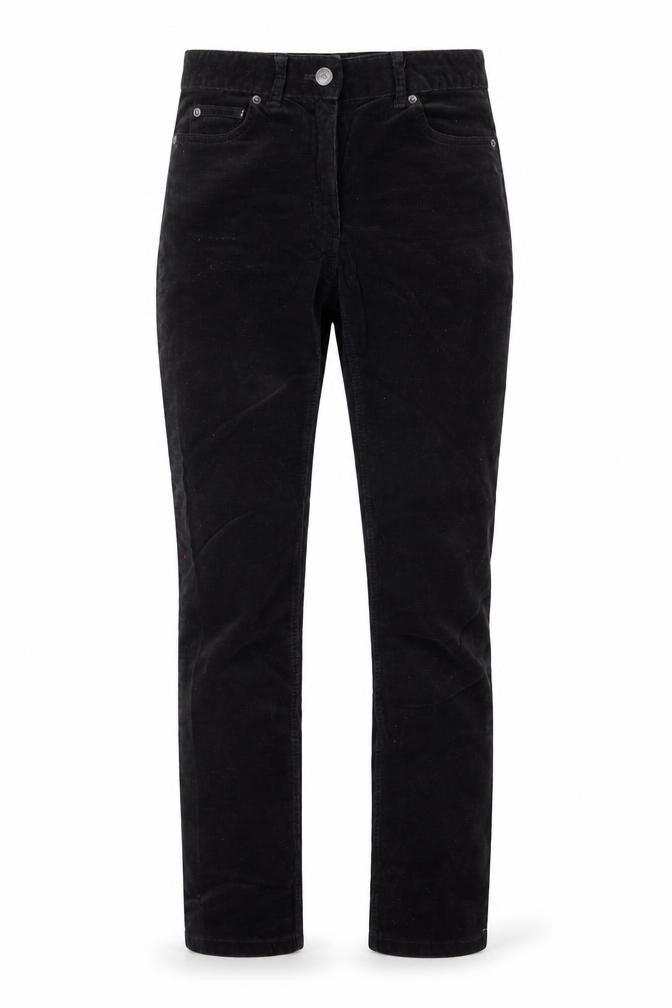 Marks and Spencer Womens Black  Corduroy Skinny Jeans Size 6 L29 in