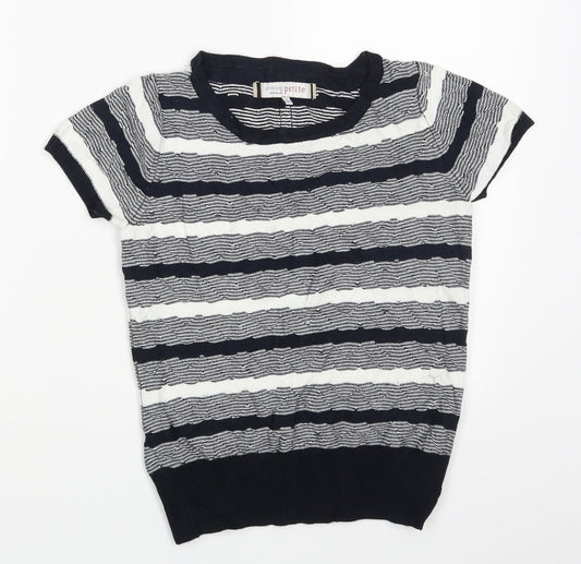 Principles Womens Multicoloured Striped  Pullover Jumper Size 8