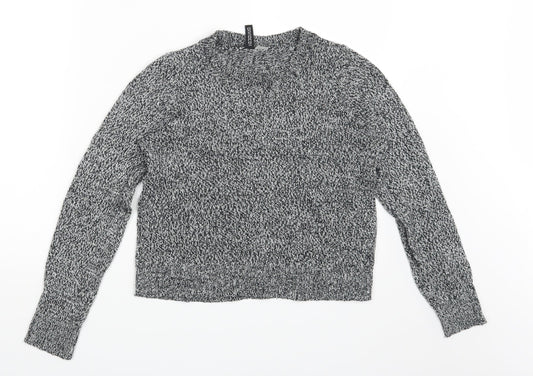 Divided Womens Grey   Pullover Jumper Size S