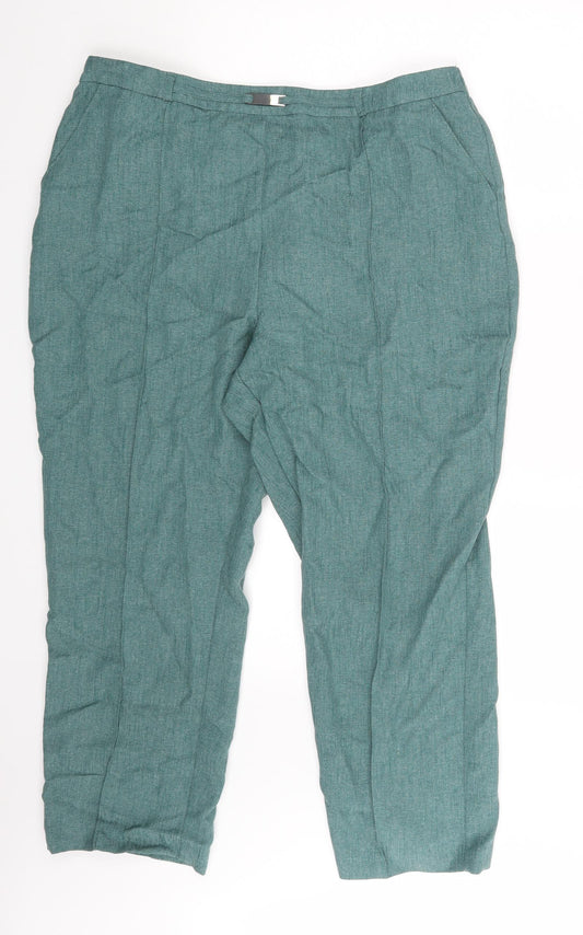 Preworn Womens Green   Trousers  One Size L24 in