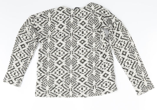 George Girls Multicoloured Argyle/Diamond  Pullover Jumper Size 9-10 Years