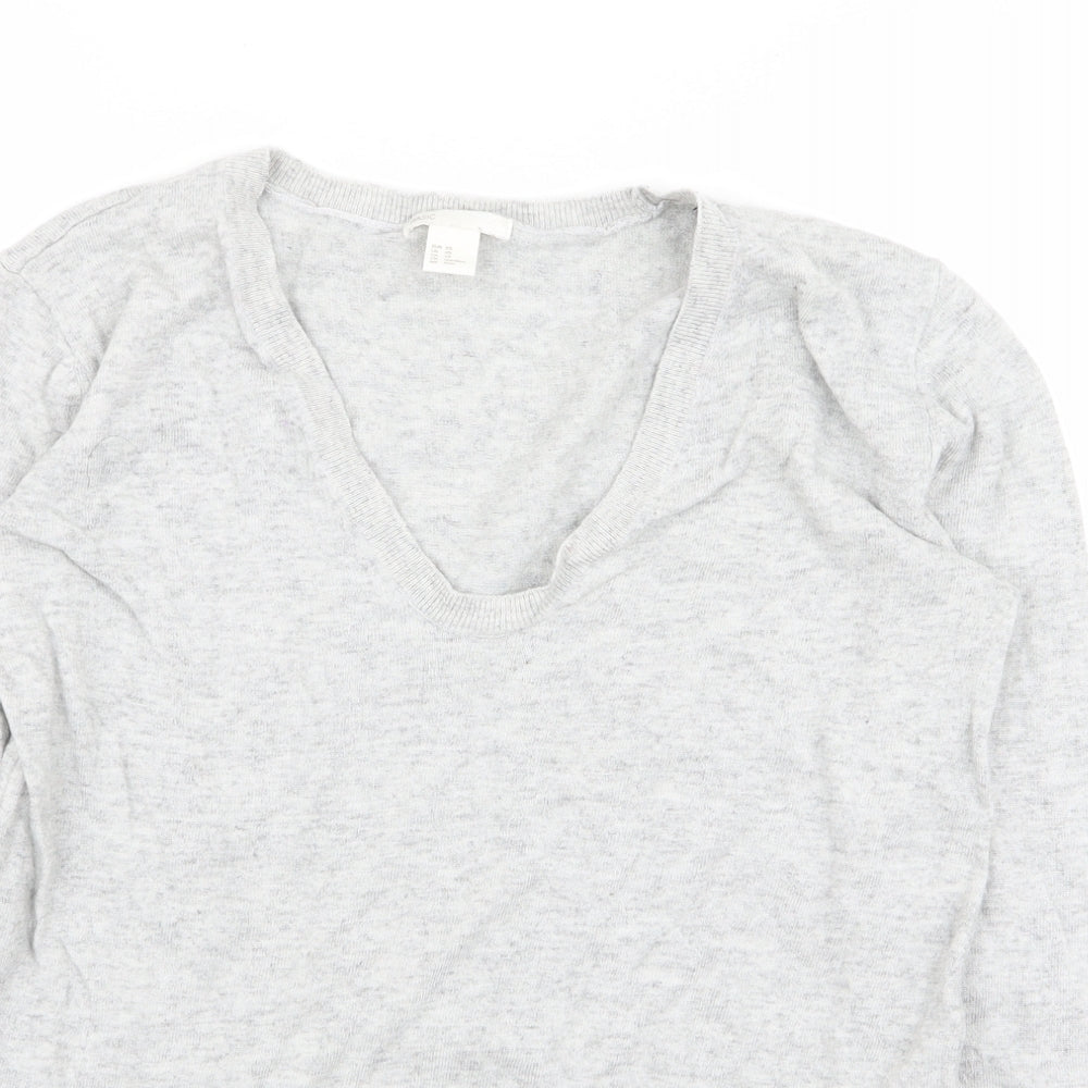 H&M Womens Grey   Pullover Jumper Size XS