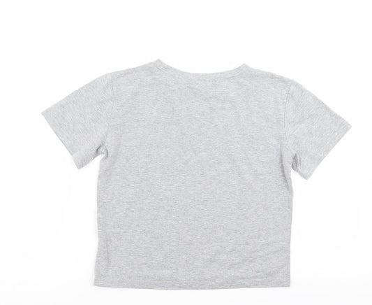 ROMWE Womens Grey   Basic T-Shirt Size XS