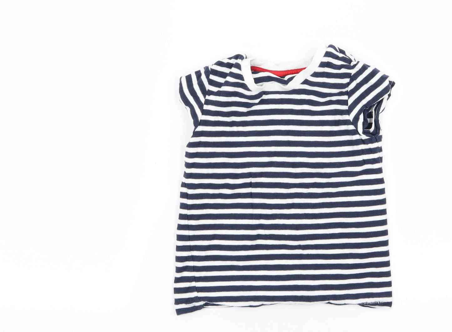 Matalan Girls Multicoloured Striped  Basic T-Shirt Size 4-5 Years