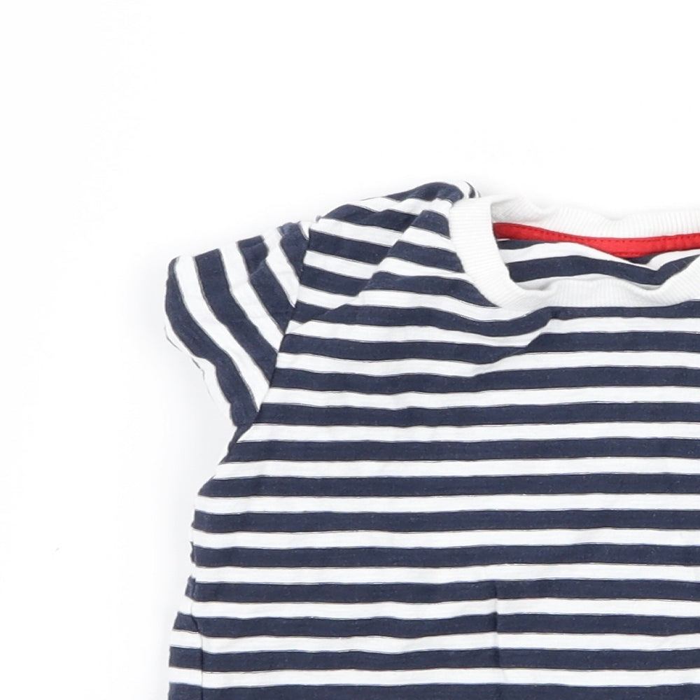 Matalan Girls Multicoloured Striped  Basic T-Shirt Size 4-5 Years
