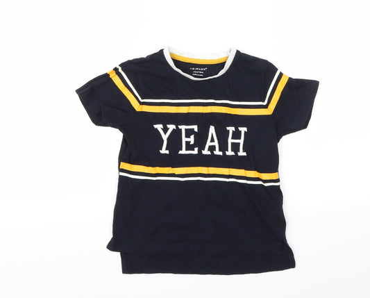 Primark Girls Blue   Basic T-Shirt Size 4-5 Years