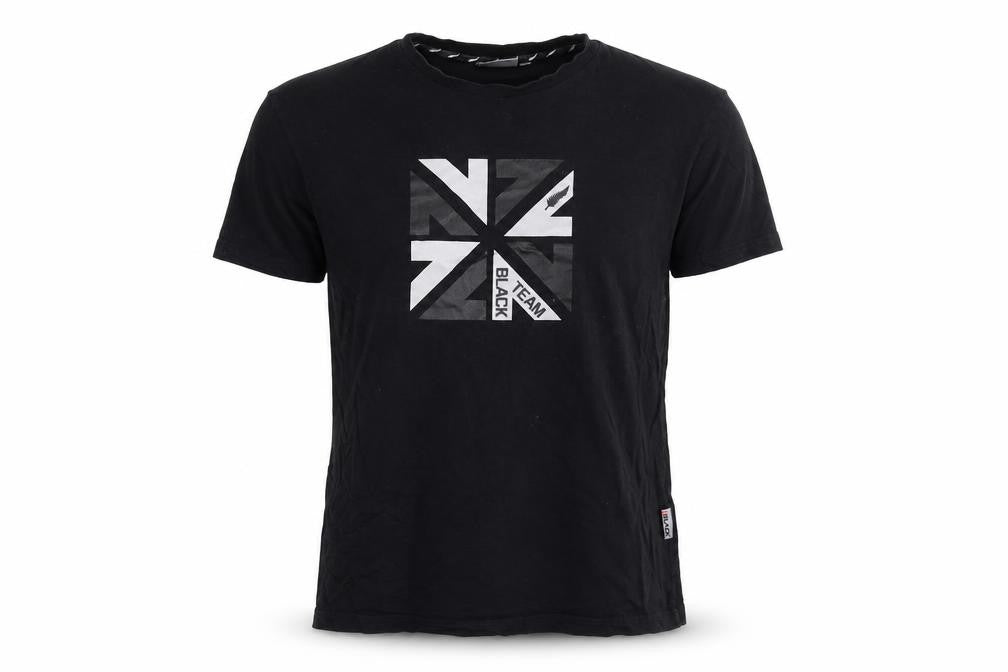 Team Black Mens Black    T-Shirt Size S