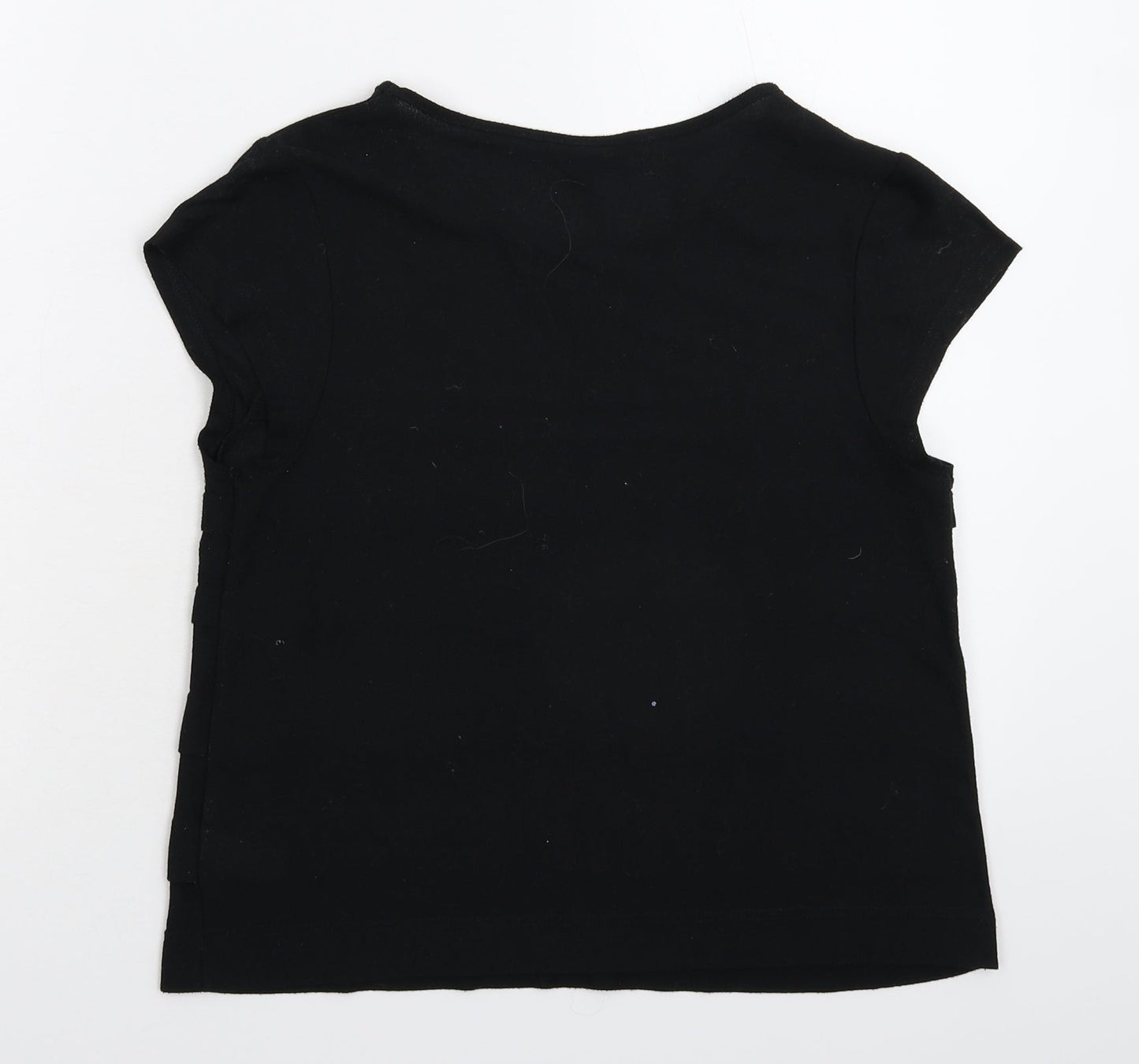 Topshop Womens Black   Basic T-Shirt Size 10