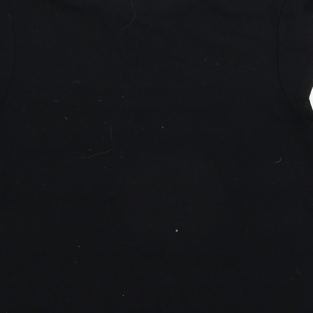 Topshop Womens Black   Basic T-Shirt Size 10