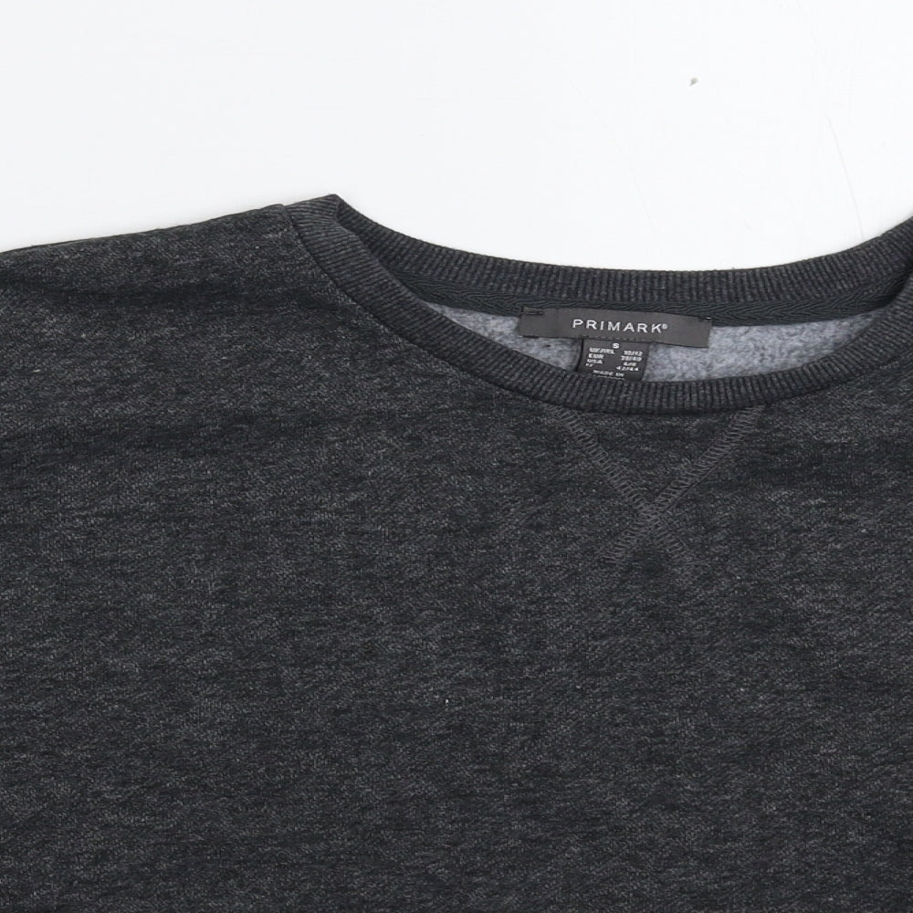 Primark Womens Grey   Pullover Sweatshirt Size 12  - Oversized