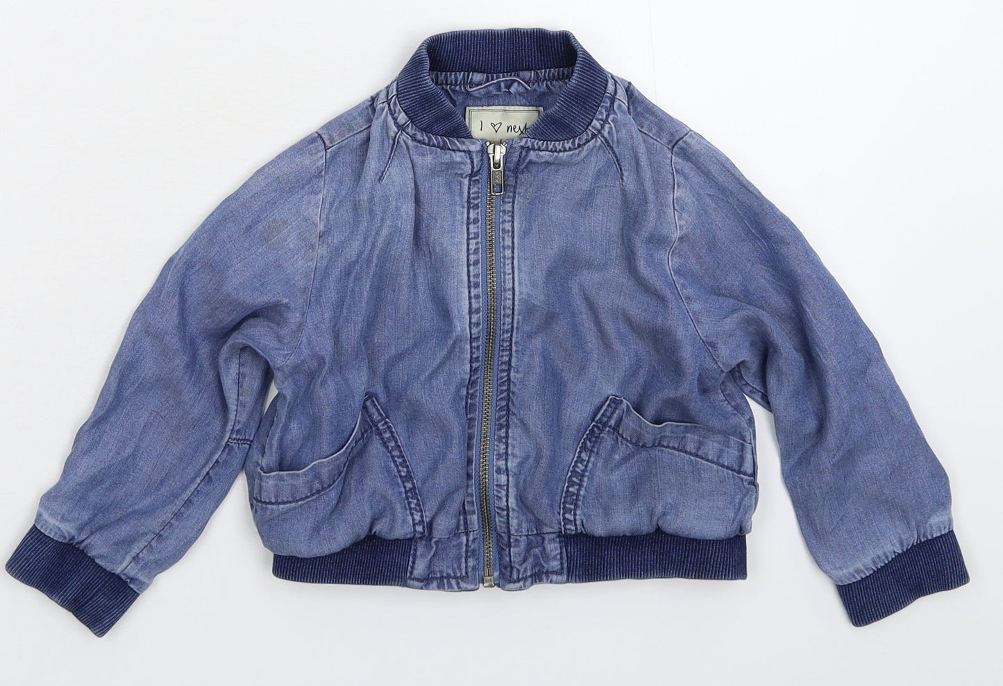 NEXT Boys Blue   Bomber Jacket Jacket Size 3 Years