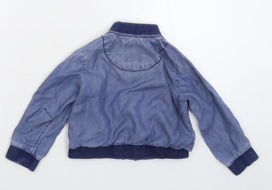 NEXT Boys Blue   Bomber Jacket Jacket Size 3 Years