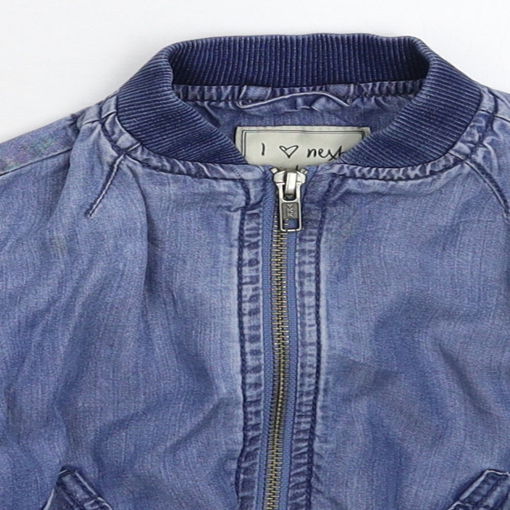 NEXT Boys Blue   Bomber Jacket Jacket Size 3 Years
