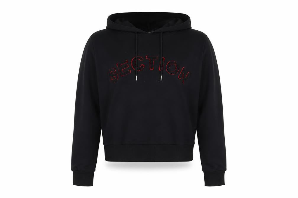 section Womens Black   Pullover Hoodie Size 14  - section