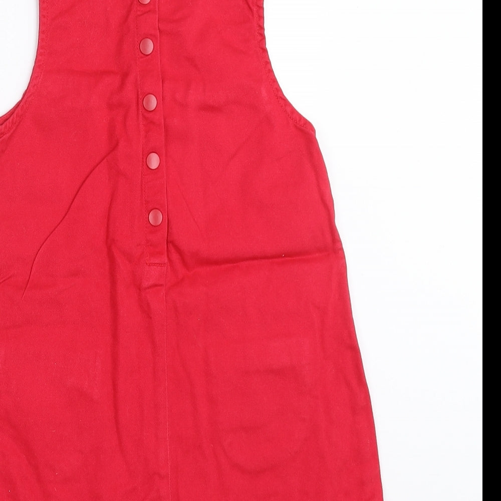 H&M Girls Red   Shift  Size 18-24 Months