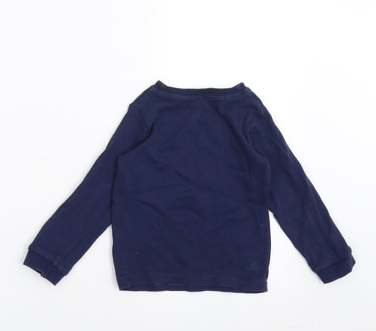 George Boys Blue   Basic T-Shirt Size 2-3 Years  - big adventure