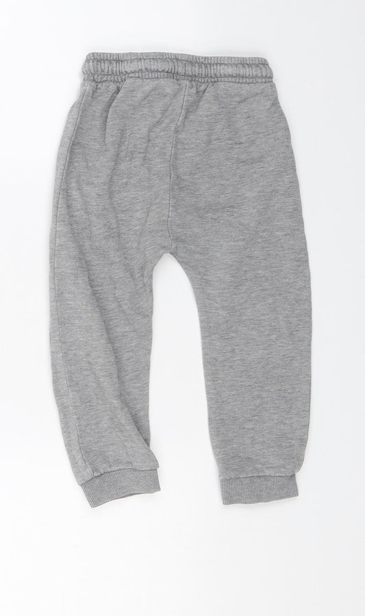 George Boys Grey   Jogger Trousers Size 2 Years