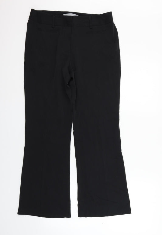 NEXT Womens Black   Trousers  Size 12 L29 in